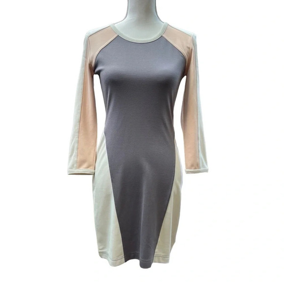 silence + noise Dresses & Skirts - Silence + Noise (Urban Outfitters) Long Sleeve Color Block Body Con Dress